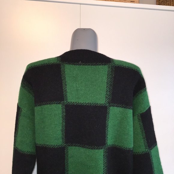 The Korner Grace Sweater in Green and Black NWT Size S - Picture 5 of 13